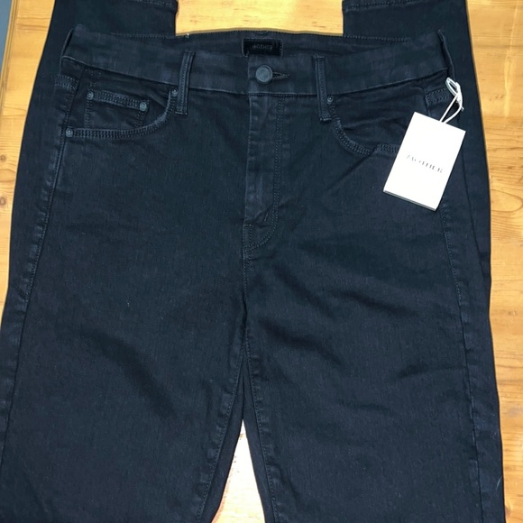 MOTHER Denim - MOTHER The Looker Black Skinny Jeans 28